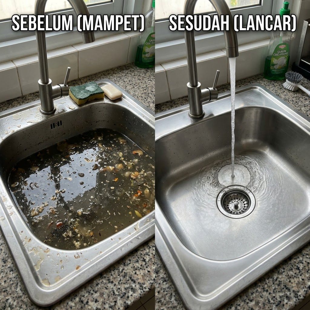 Wastafel Mampet
